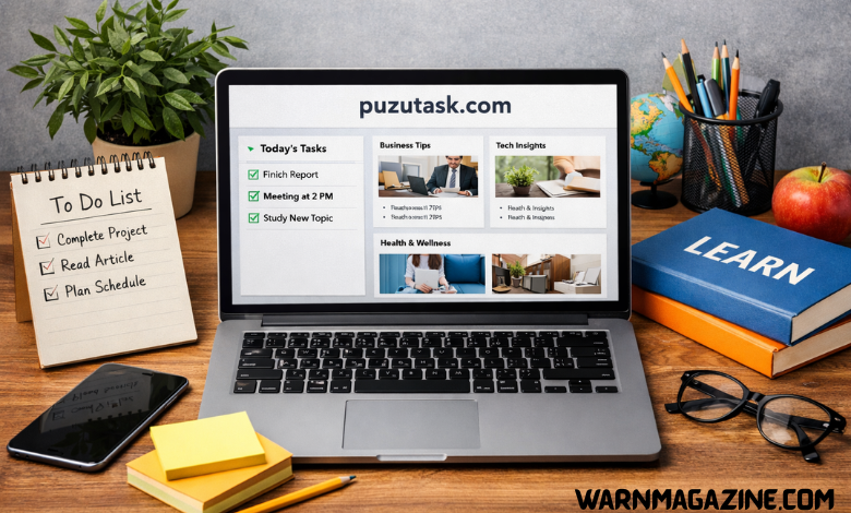 Puzutask com: The All-in-One Platform for Productivity and Learning in One Simple Tool